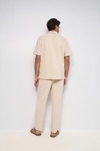 CHEMISE TEXTUR�E � MANCHES COURTES
