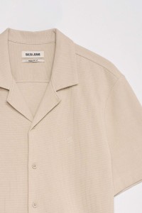 CHEMISE TEXTUR�E � MANCHES COURTES