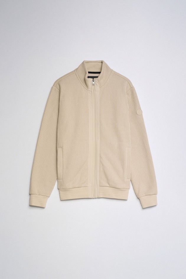 CHAQUETA BOMBER DE PUNTO