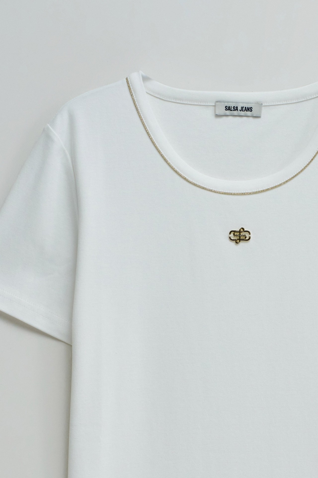 BASIC T-SHIRT WITH LUREX
