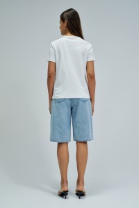 BASIC T-SHIRT WITH LUREX