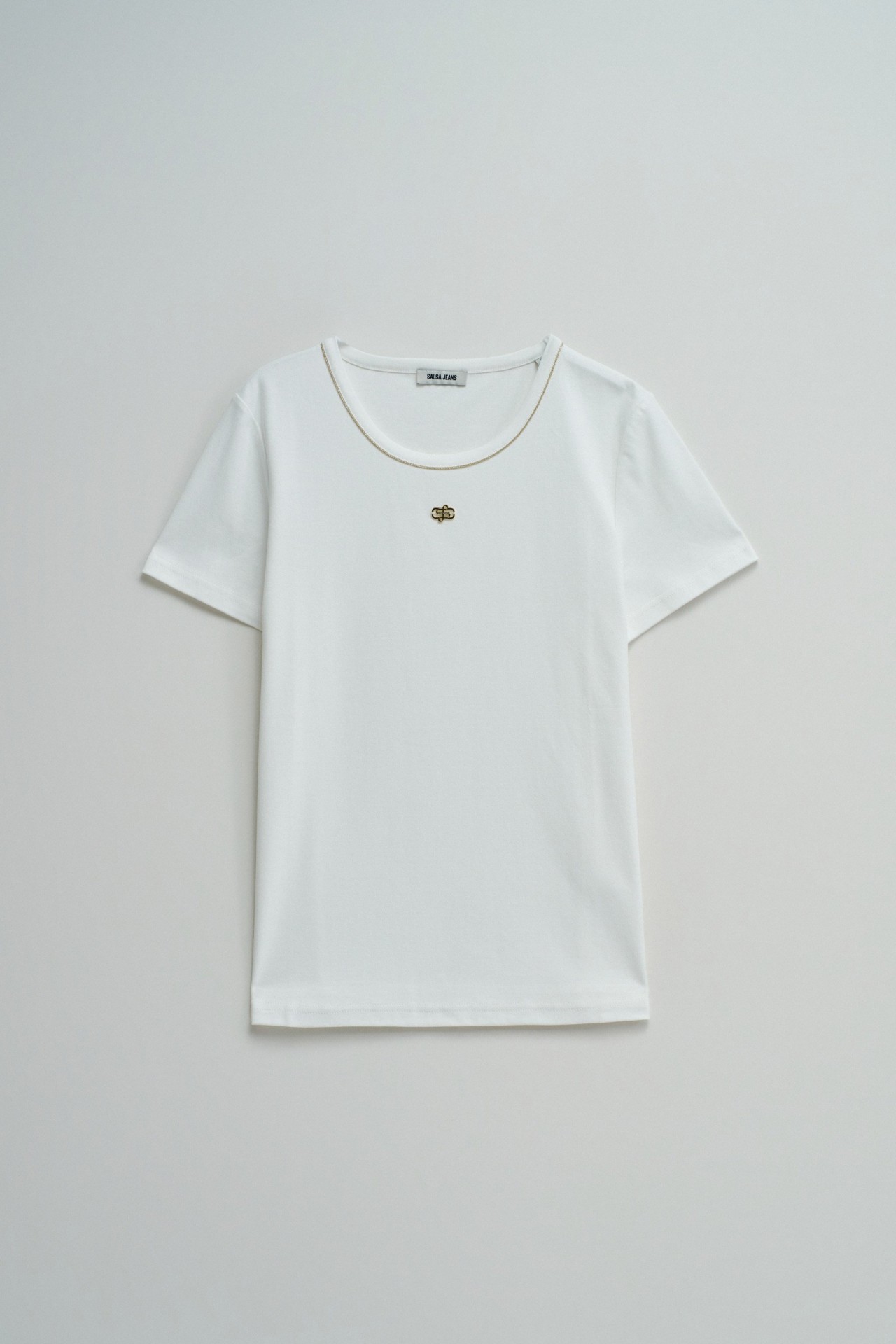 BASIC T-SHIRT WITH LUREX
