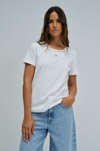 BASIC T-SHIRT WITH LUREX