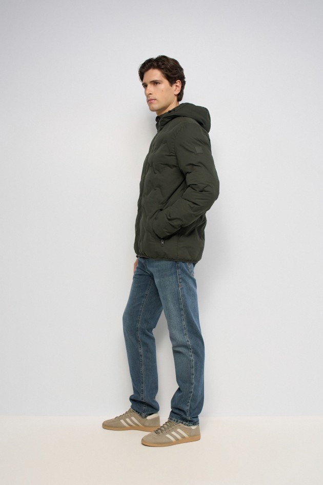 CASACO PUFFER COM BOLSOS