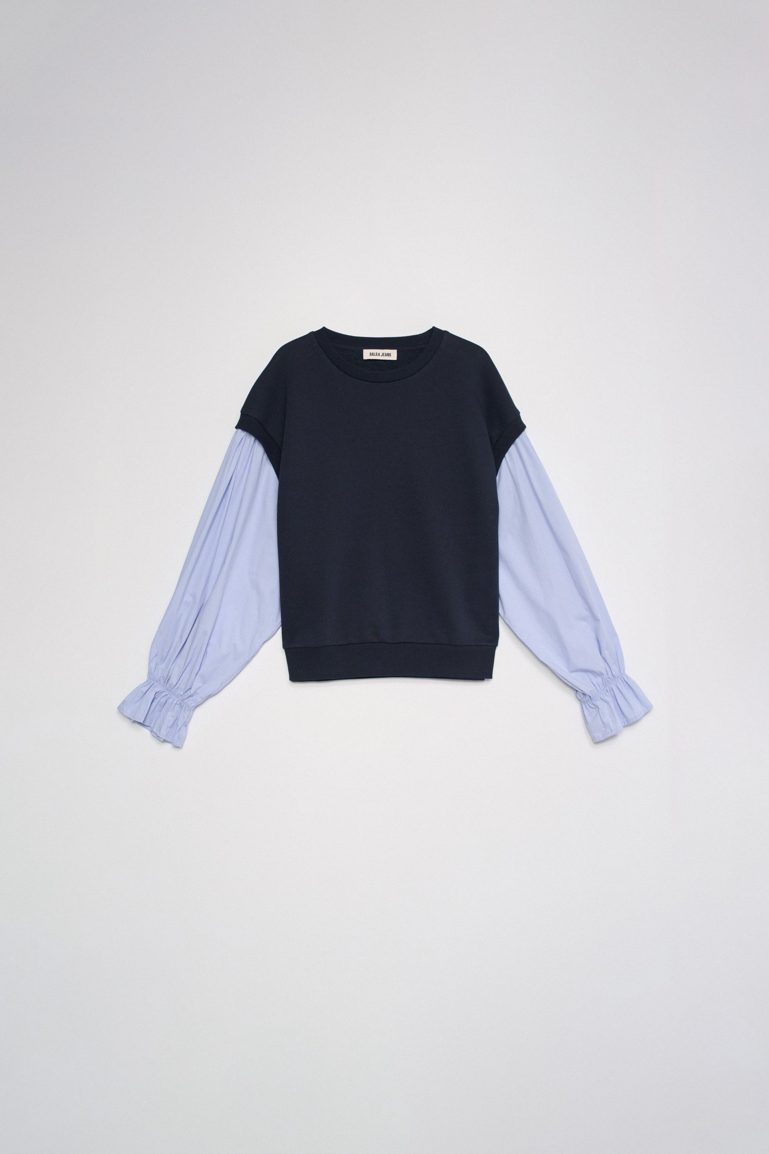 PULLOVER IM HEMDBLUSEN-LOOK
