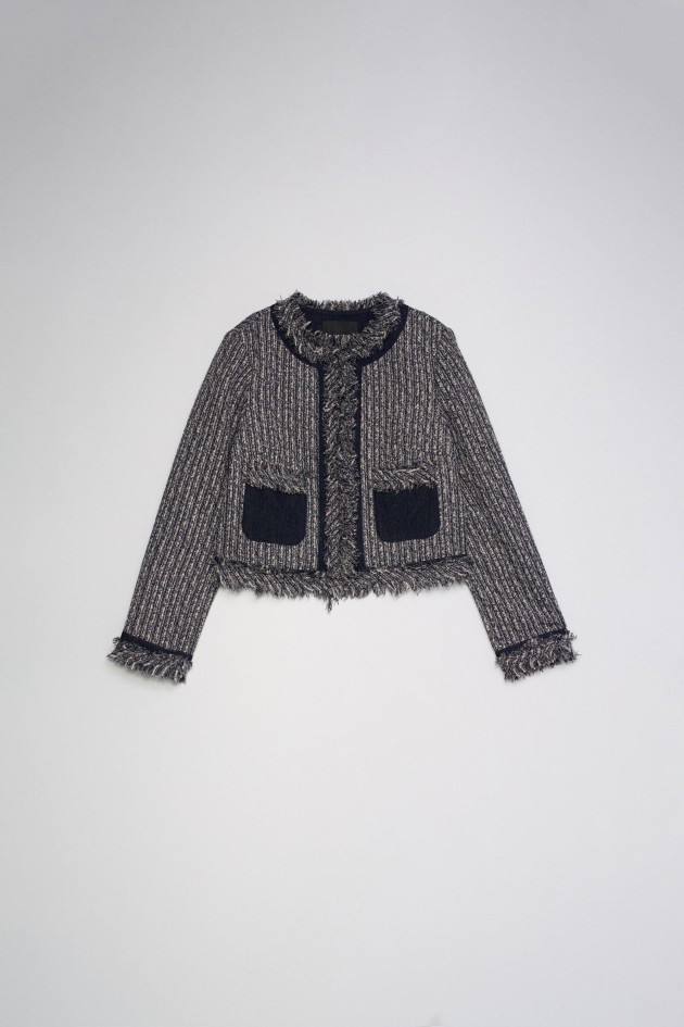 CASACO TWEED COM FRANJAS