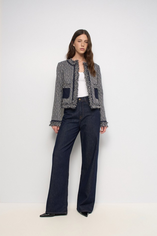 CASACO TWEED COM FRANJAS