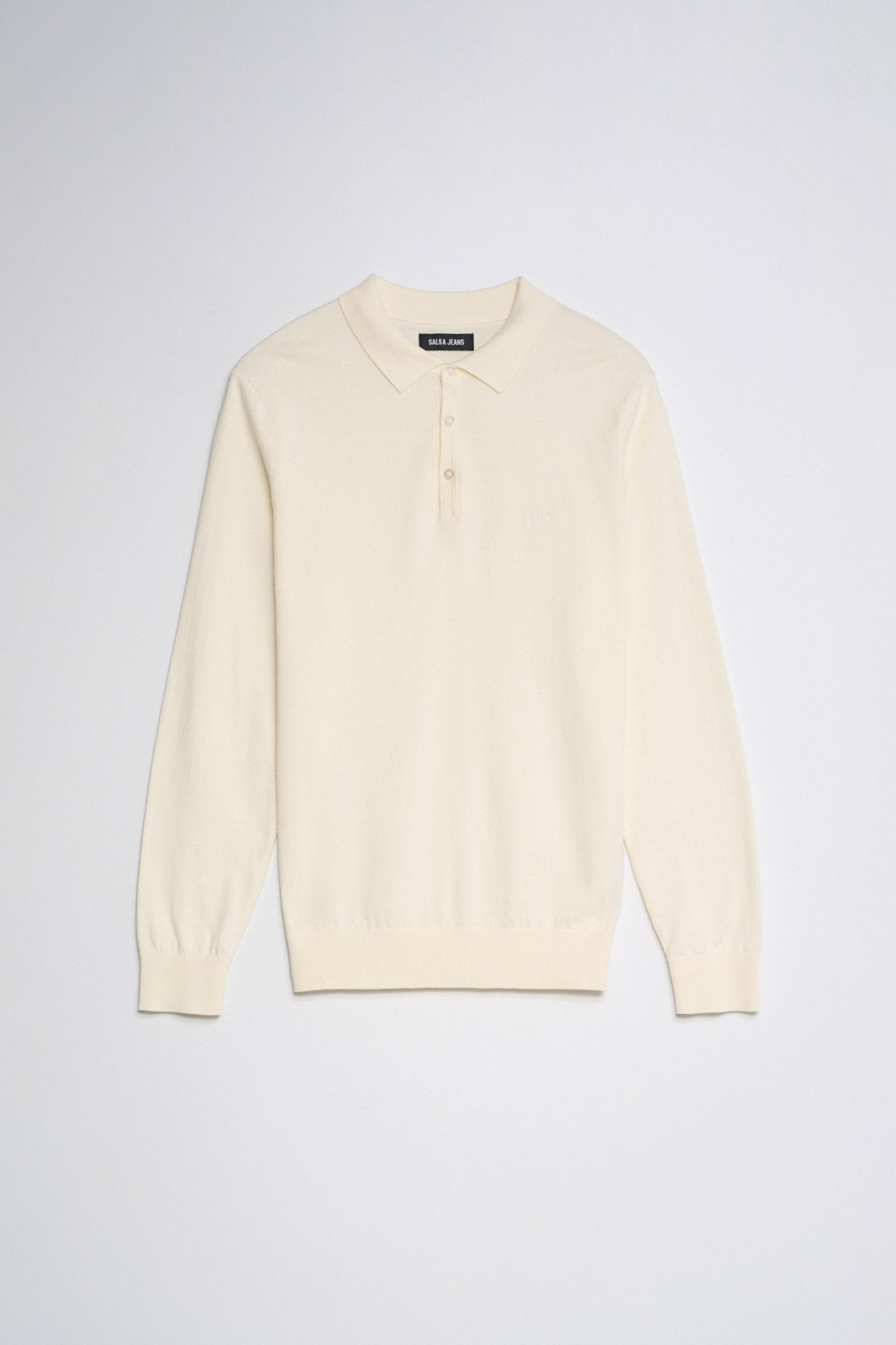 POLO TEXTUR� � MANCHES LONGUES