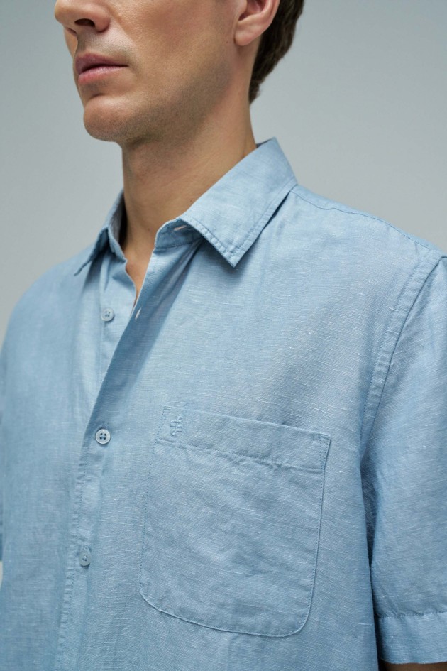 SHIRT WITH LINEN