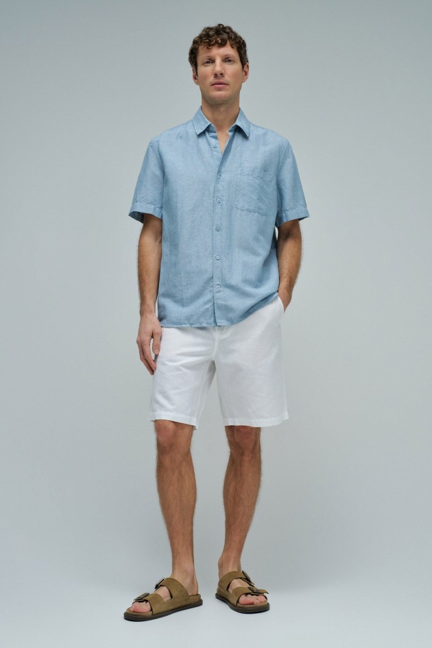 SHIRT WITH LINEN