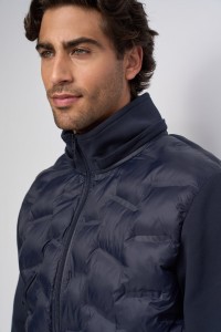 MIXED-MATERIAL JACKET