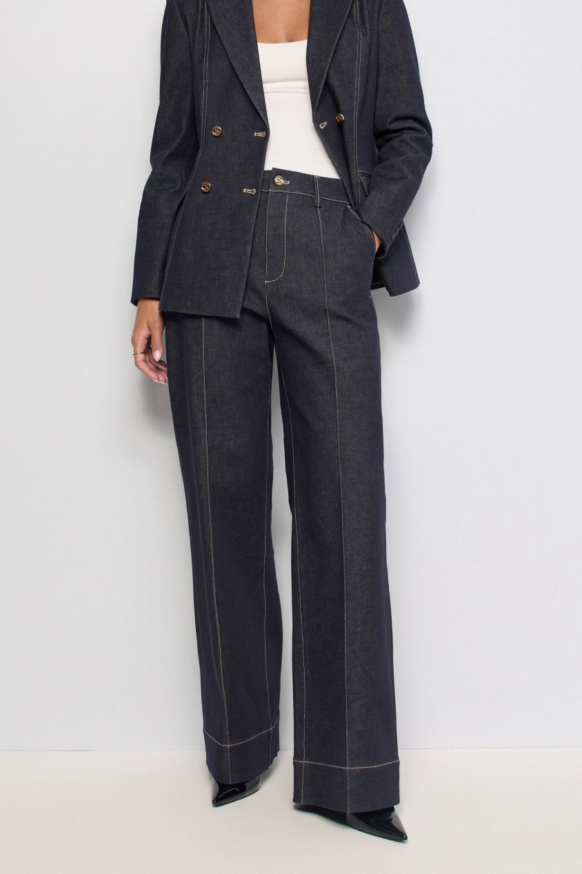 STRAIGHT LEG CHINO IN RAW DENIM