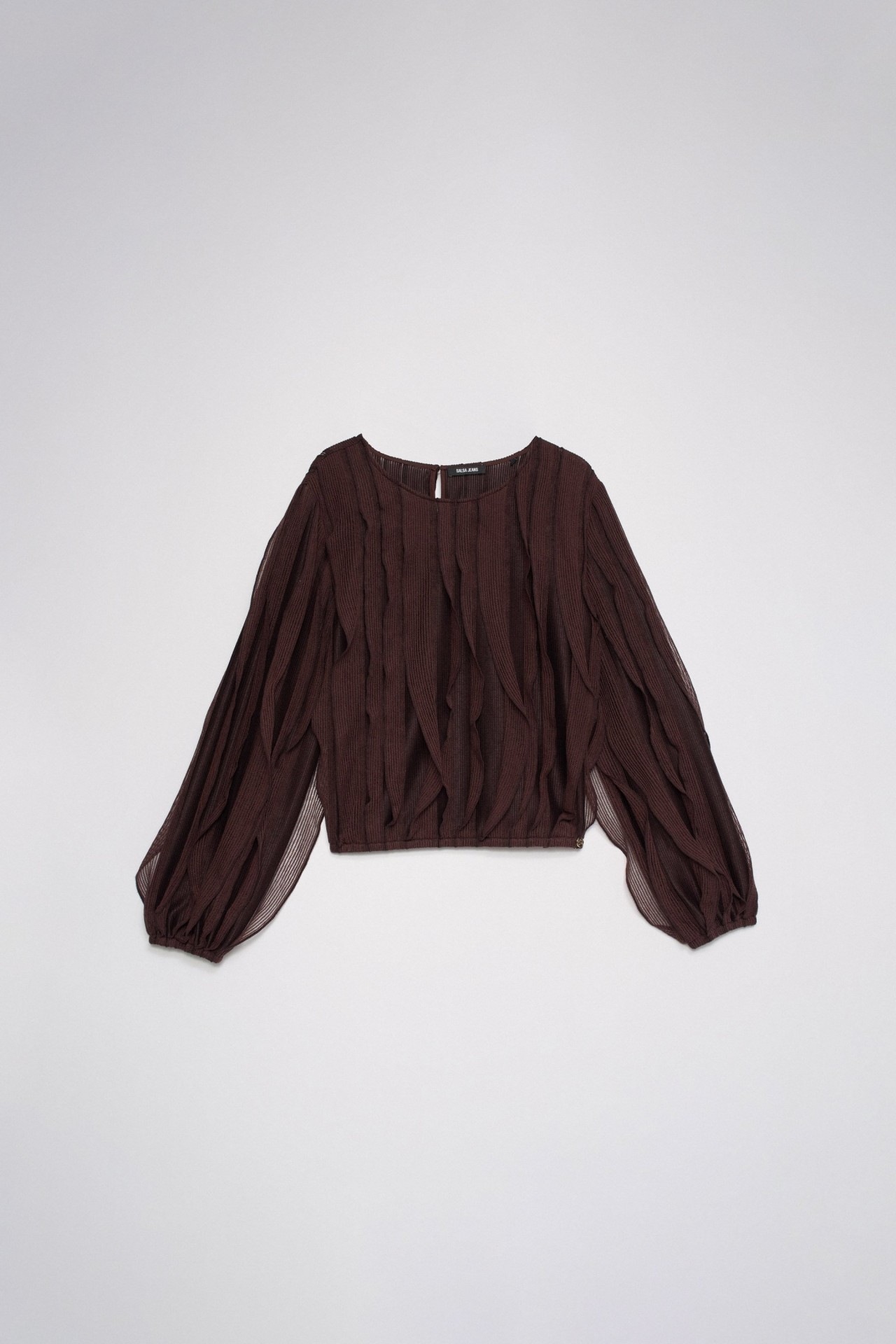 BLUSA COM FOLHOS