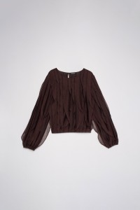 BLUSA COM FOLHOS