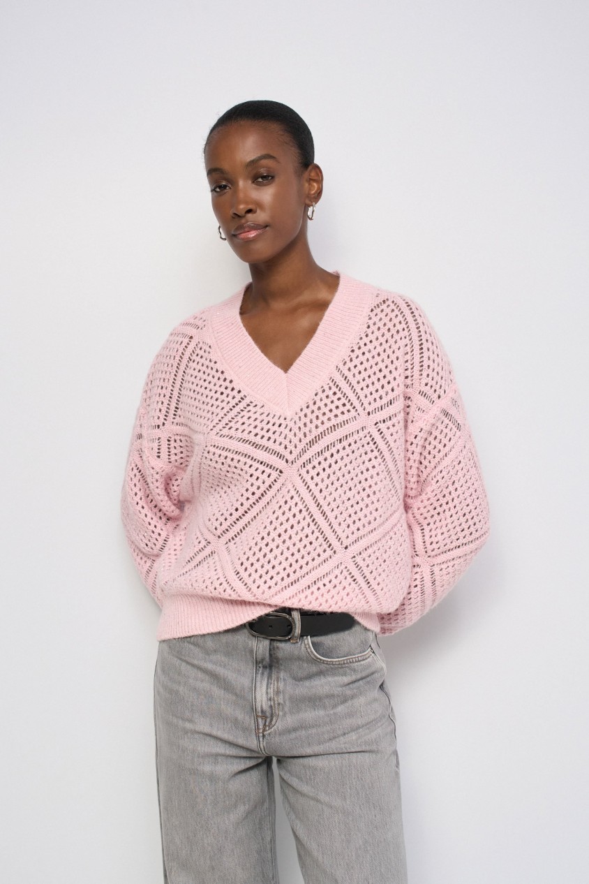 PULL EN MAILLE BRILLANTE