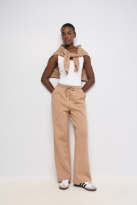 WIDE LEG KNIT JOGGERS