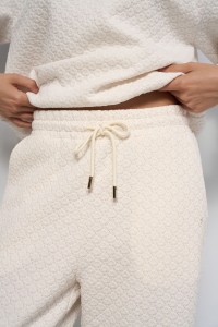 JOGGINGBROEK MET JACQUARD EN LUREX