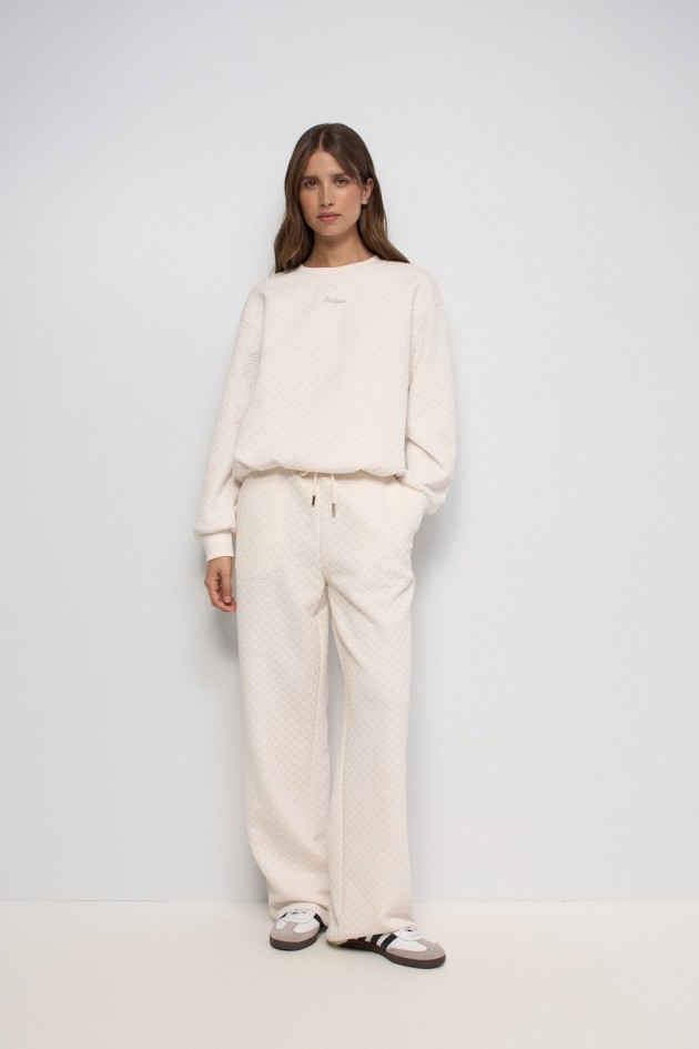 SWEATSHIRT EN JACQUARD ET LUREX