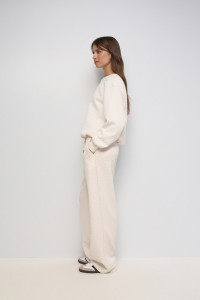 SWEATSHIRT COM JACQUARD E LUREX