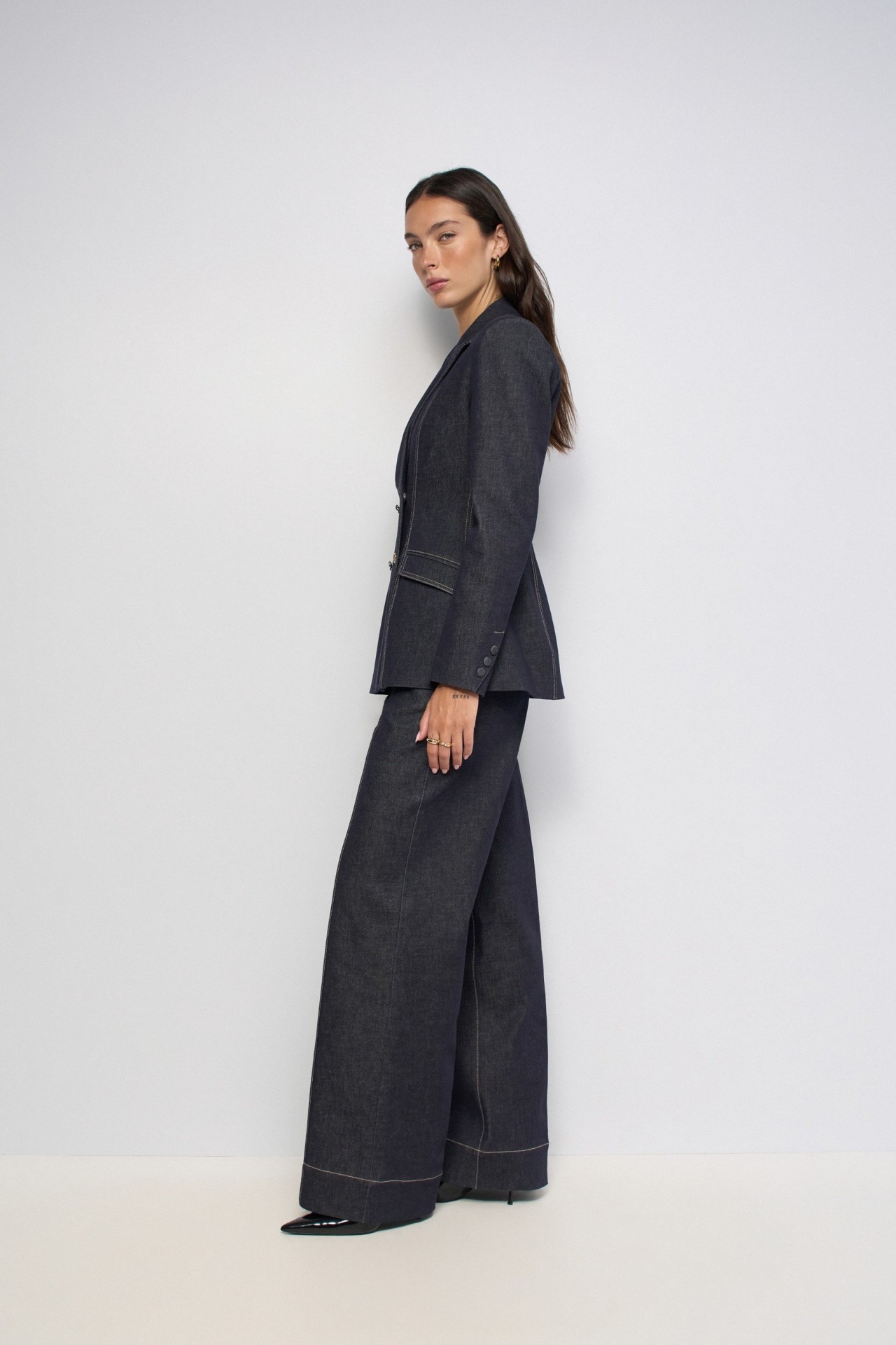 STRUCTURED BLAZER DENIM ATELIER