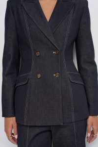STRUCTURED BLAZER DENIM ATELIER STRUCTURED BLAZER DENIM ATELIER
