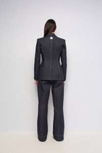 STRUCTURED BLAZER DENIM ATELIER STRUCTURED BLAZER DENIM ATELIER