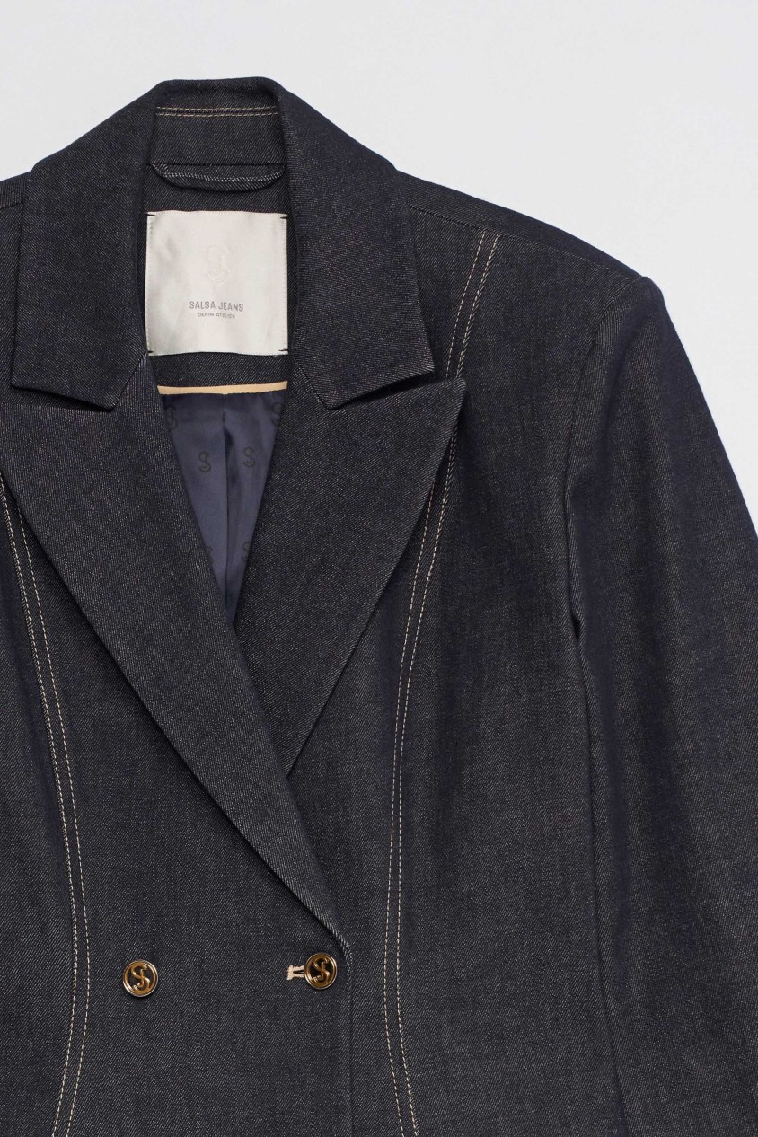 STRUCTURED BLAZER DENIM ATELIER