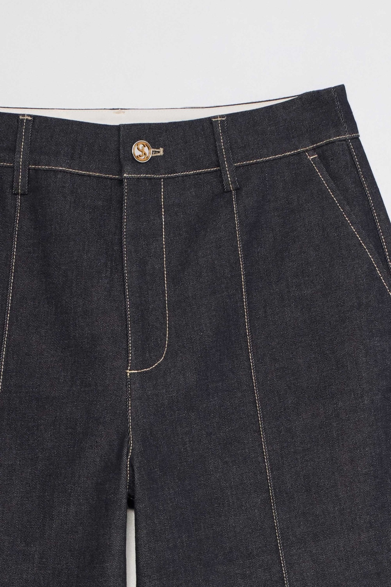 CHINO COM PERNA STRAIGHT DENIM ATELIER