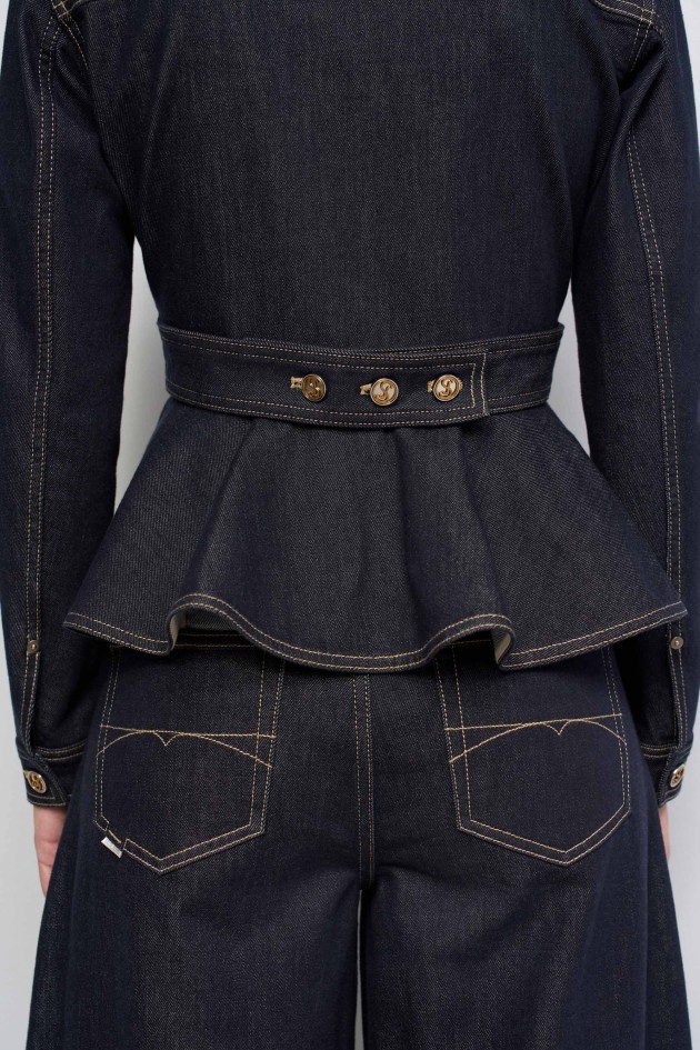 FITTED DENIM JACKET DENIM ATELIER