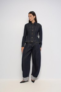 FITTED DENIM JACKET DENIM ATELIER FITTED DENIM JACKET DENIM ATELIER