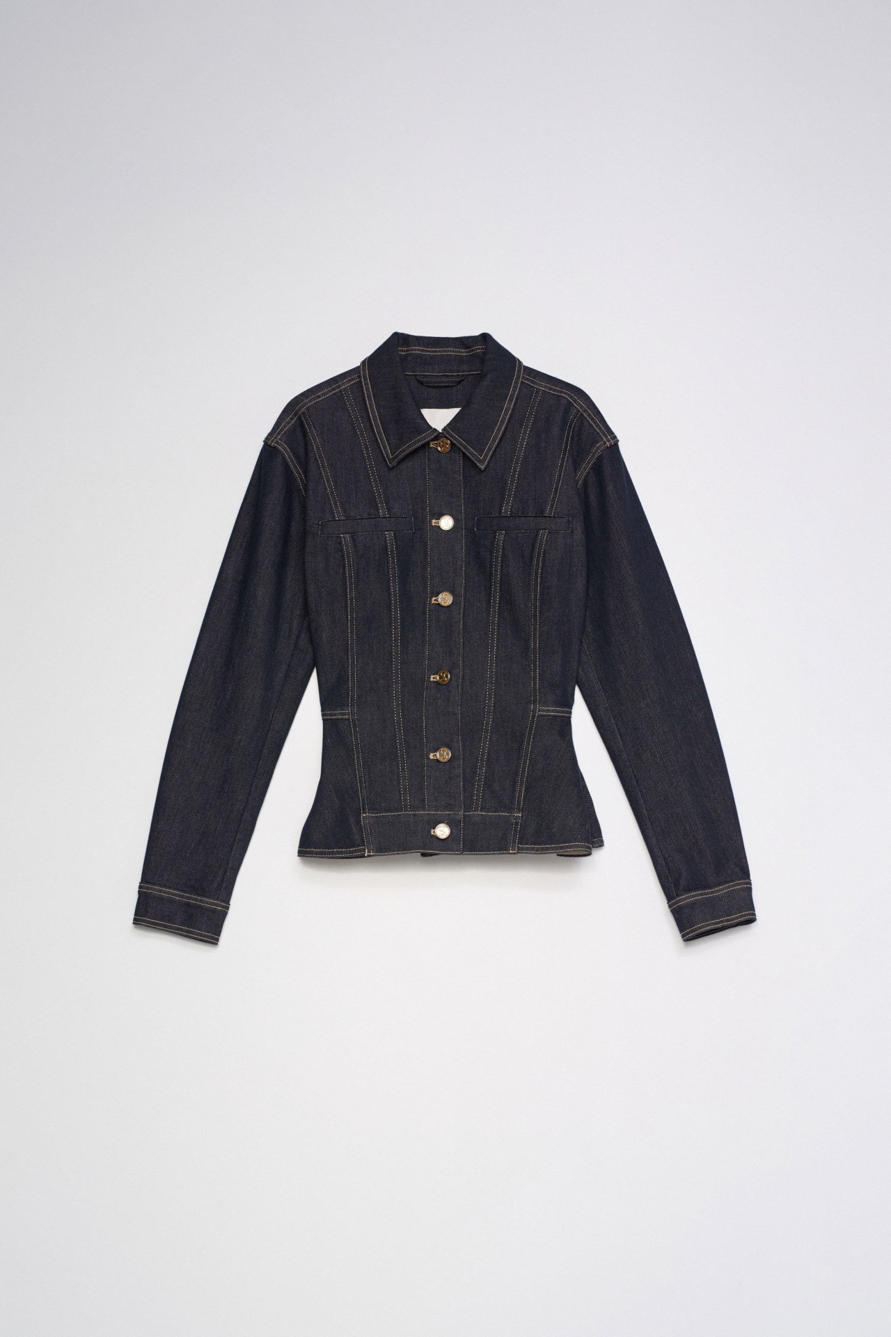 FITTED DENIM JACKET DENIM ATELIER