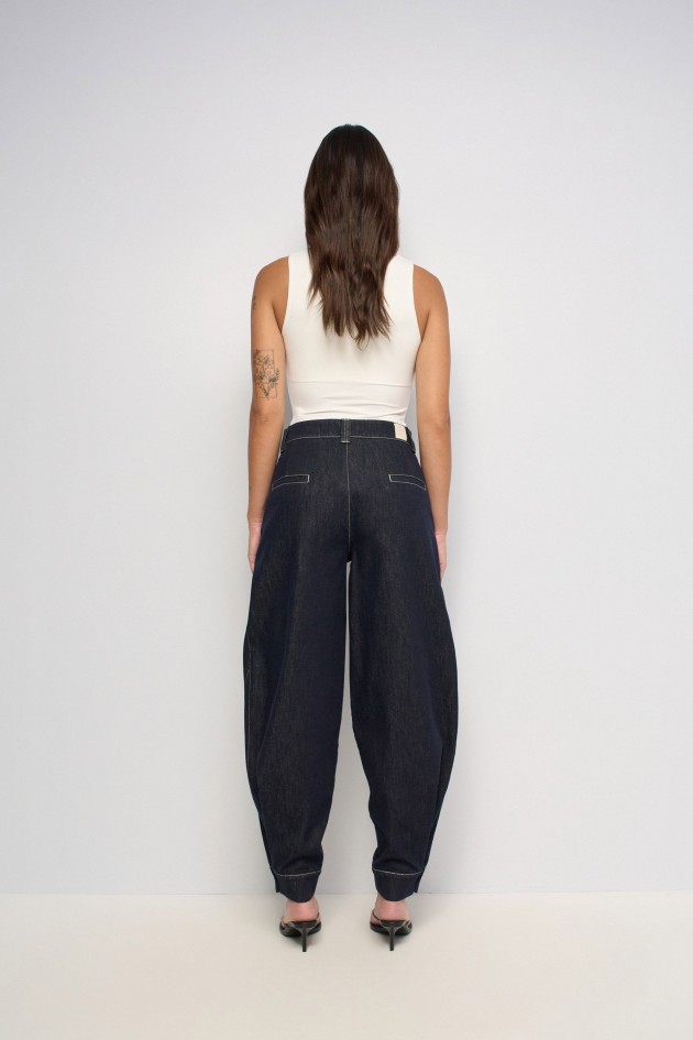 VAQUEROS BARREL DENIM ATELIER