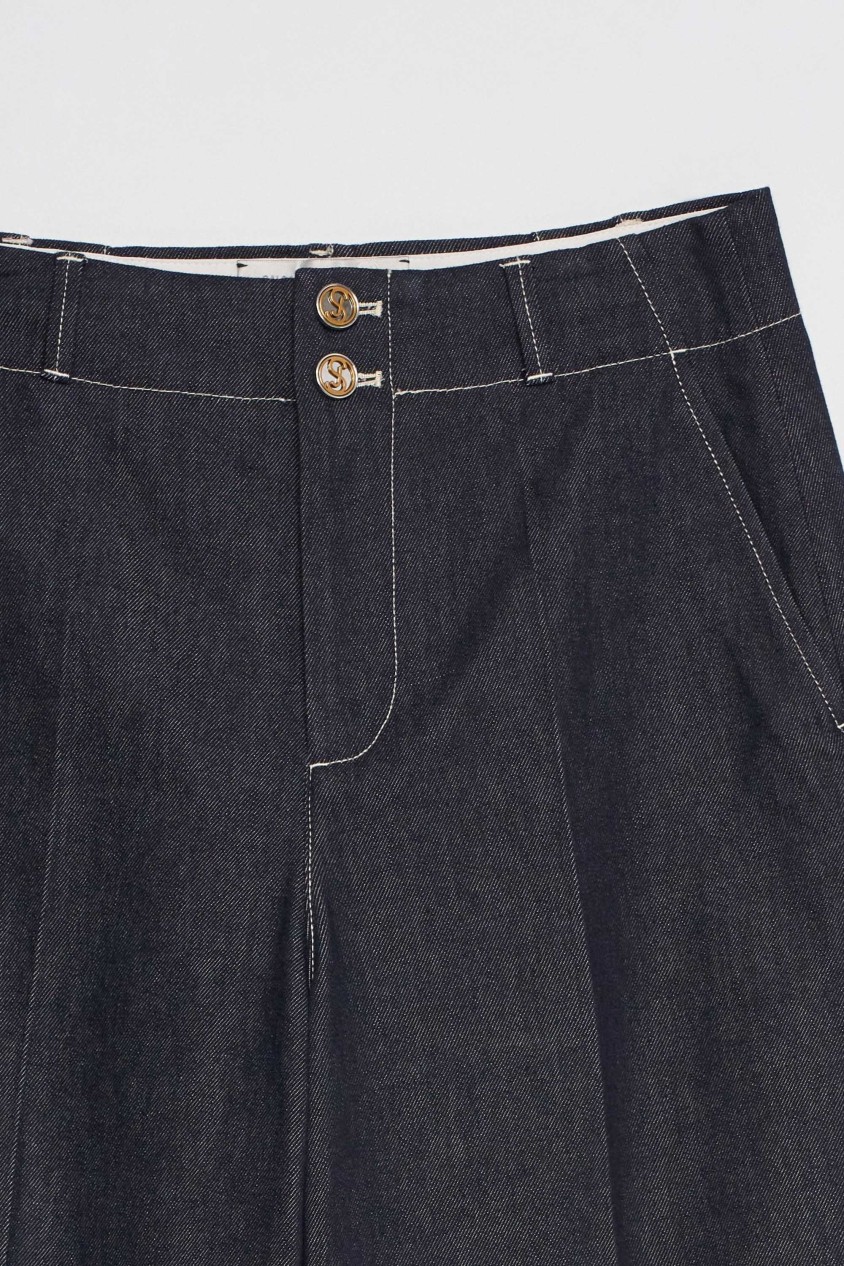JEAN JAMBE WIDE DENIM ATELIER
