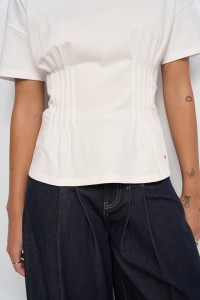 PLEATED T-SHIRT