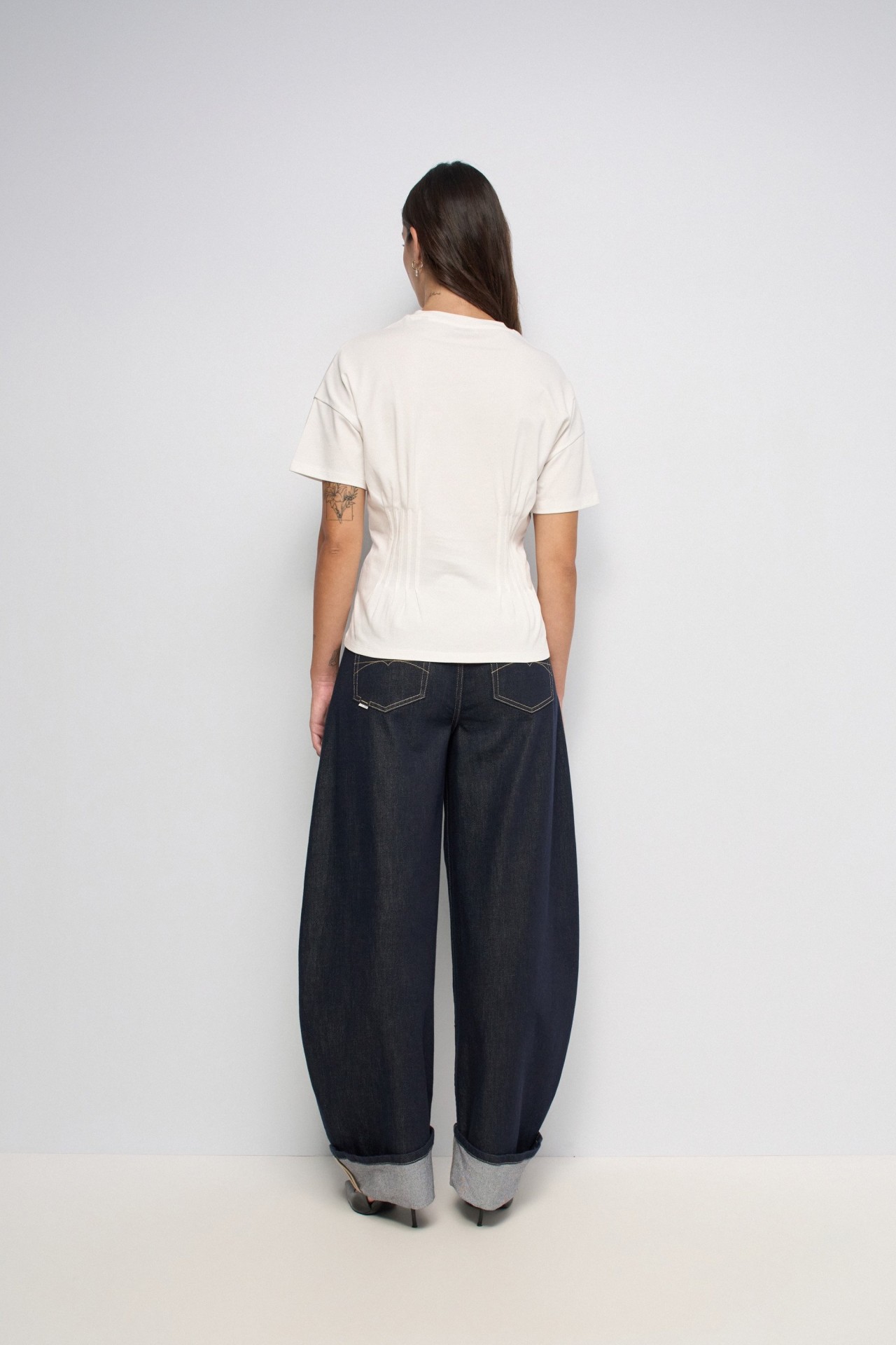 PLEATED T-SHIRT