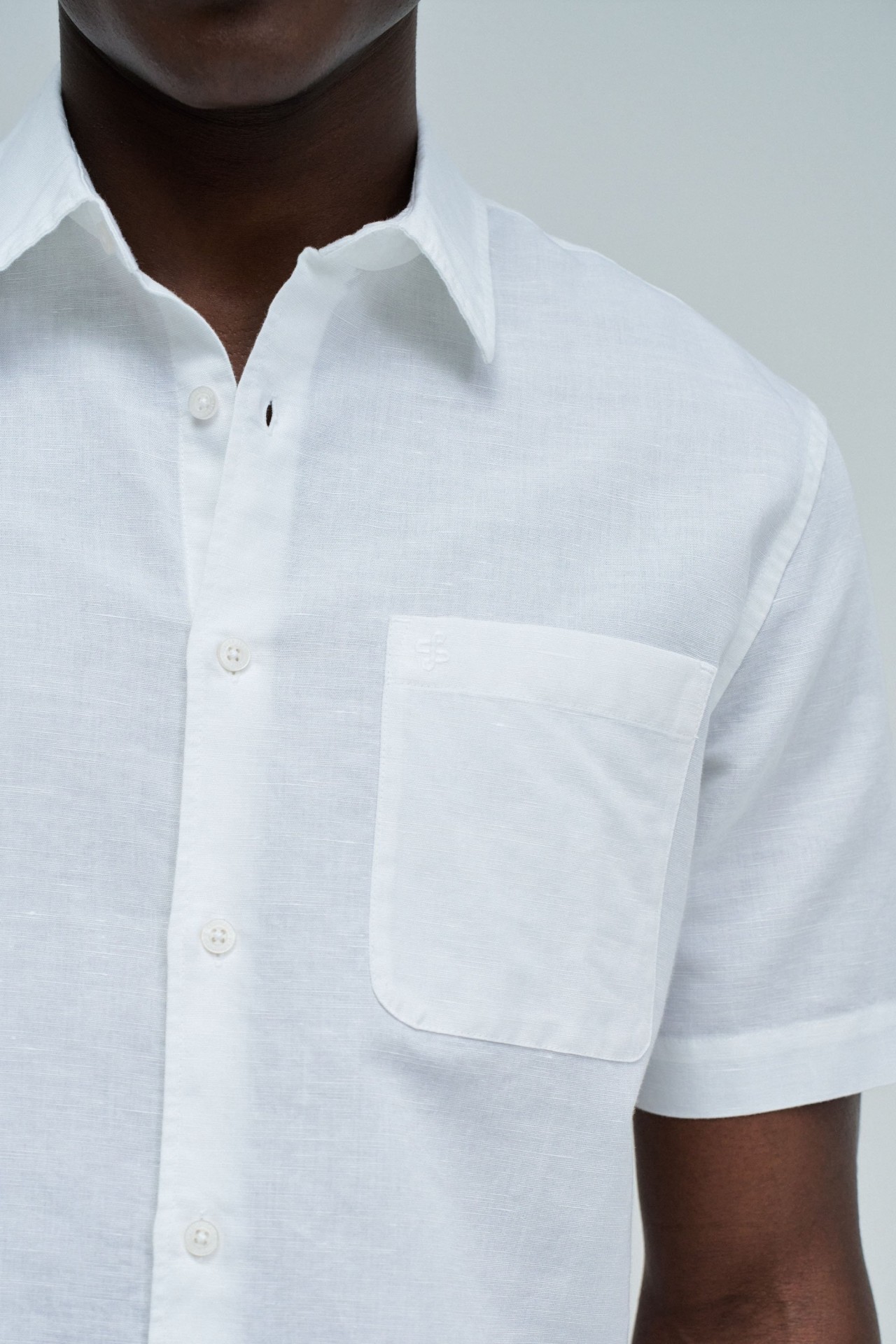 SHIRT WITH LINEN