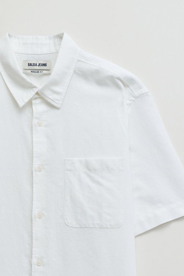 SHIRT MET LINNEN