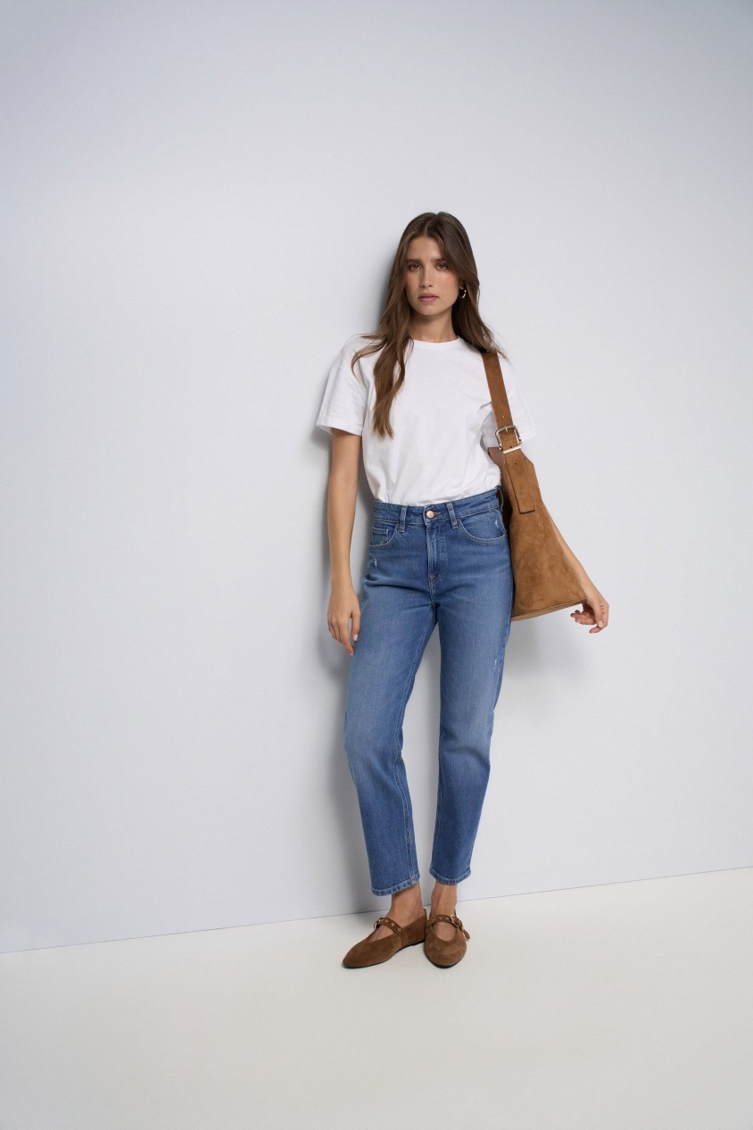 TRUE CROPPED SLIM JEANS