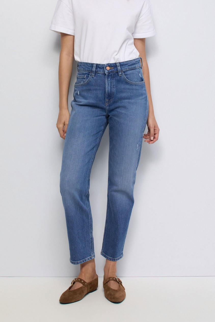 TRUE CROPPED SLIM JEANS
