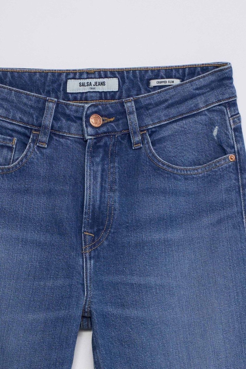TRUE CROPPED SLIM JEANS