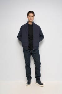 MIXED-MATERIAL JACKET