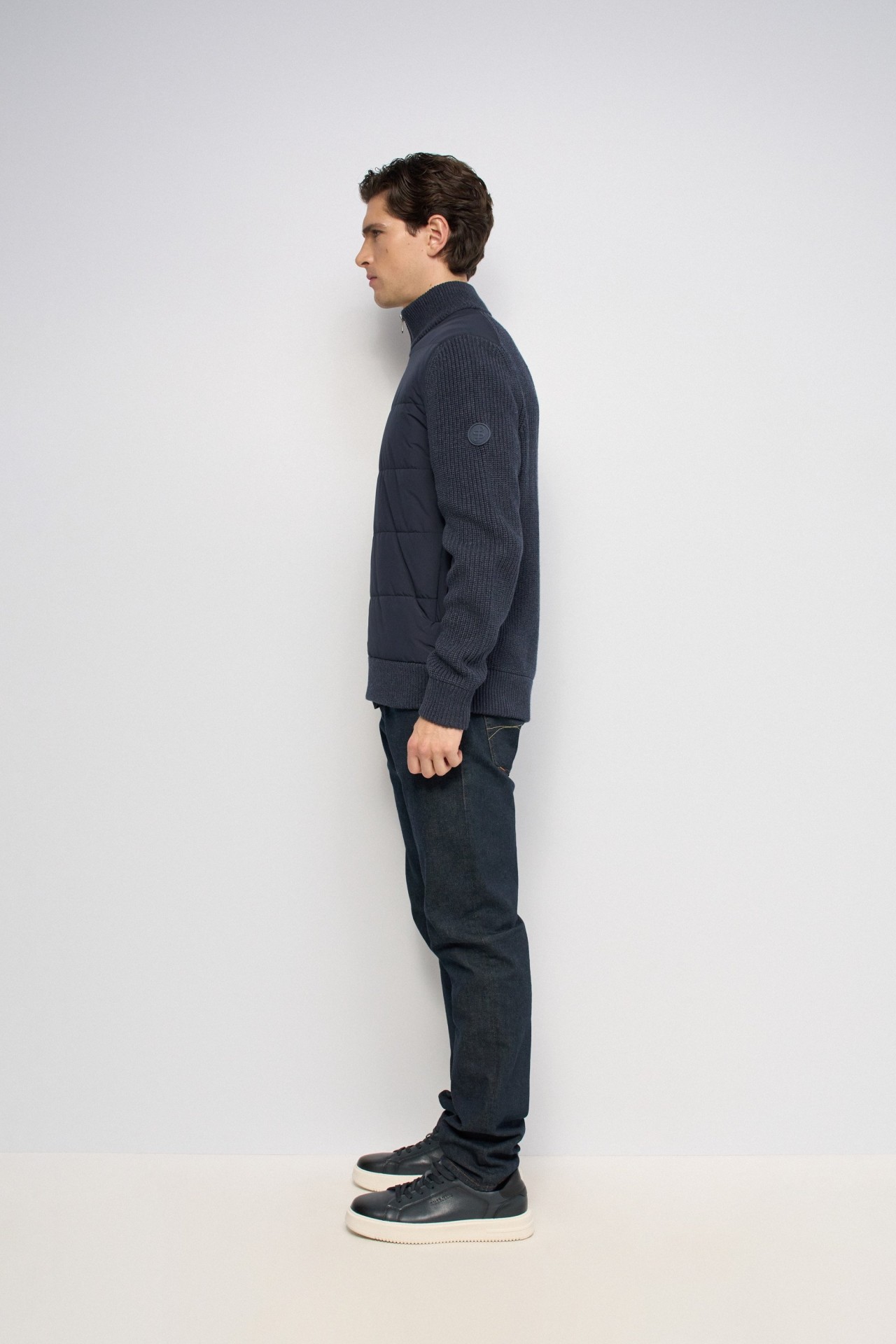 MIXED-MATERIAL JACKET