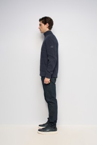 MIXED-MATERIAL JACKET