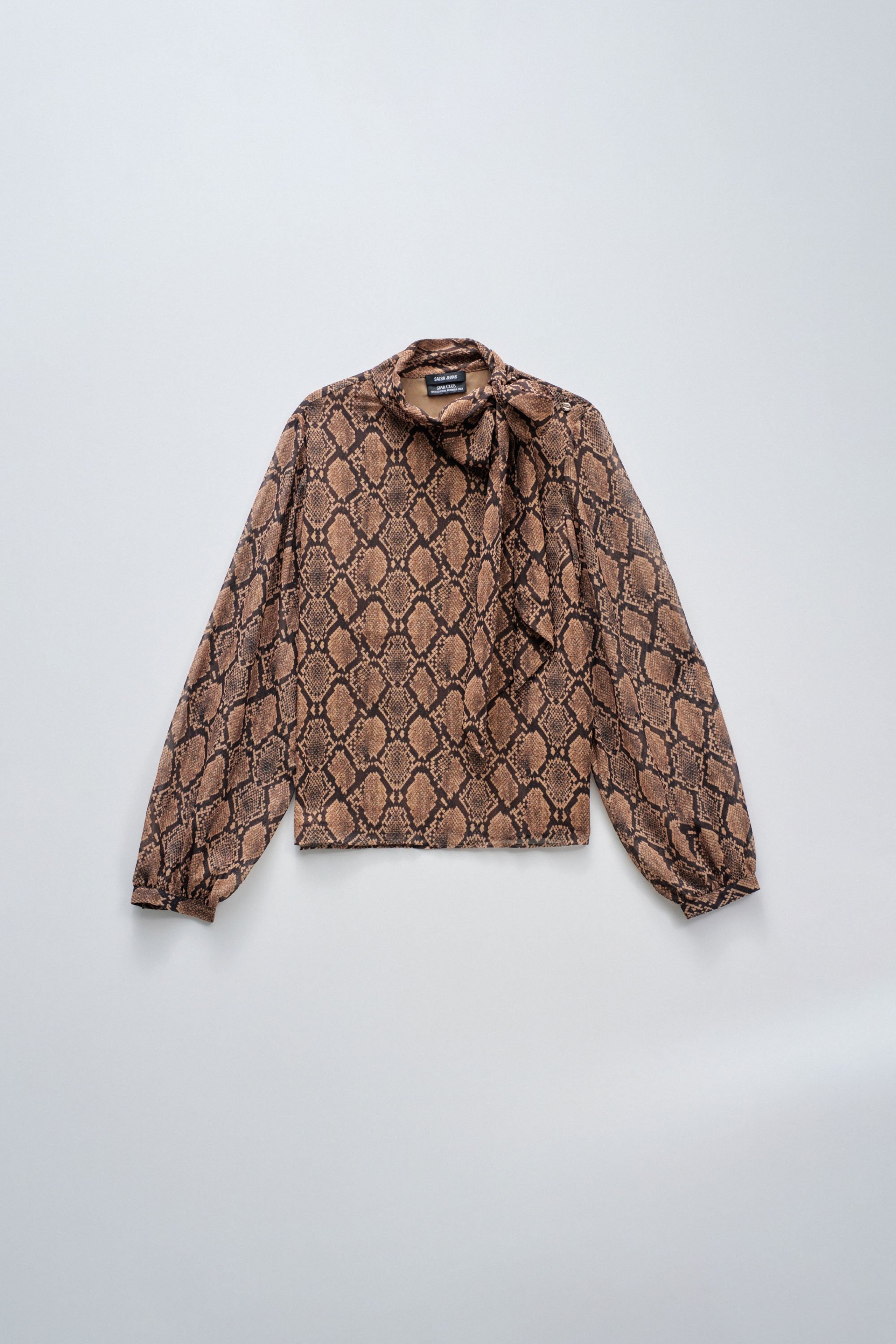 ANIMAL PRINT STAR CLUB BLOUSE
