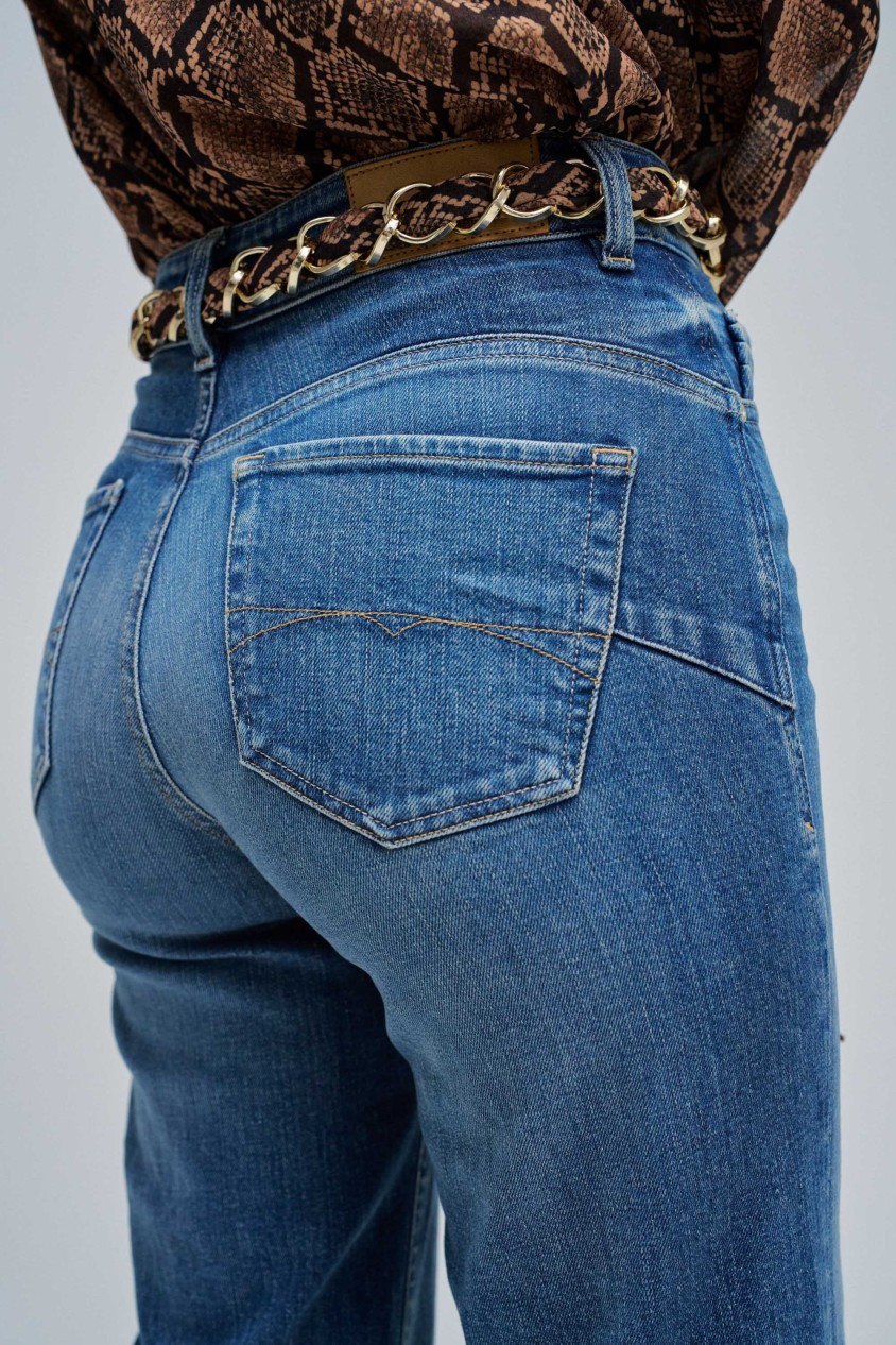 FAITH PUSH IN STRAIGHT STAR CLUB JEANS
