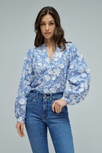 BLUSE MIT DREIDIMENSIONALEM EFFEKT STAR CLUB