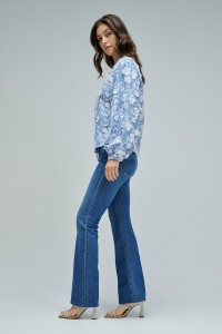 BLUSE MIT DREIDIMENSIONALEM EFFEKT STAR CLUB