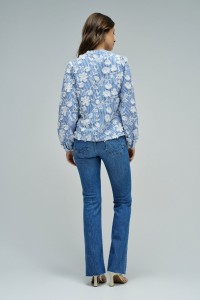 BLUSE MIT DREIDIMENSIONALEM EFFEKT STAR CLUB