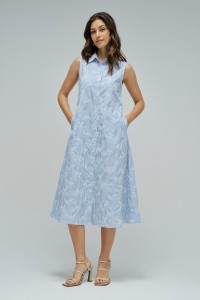 VESTIDO CAMISEIRO CON RAYAS STAR CLUB