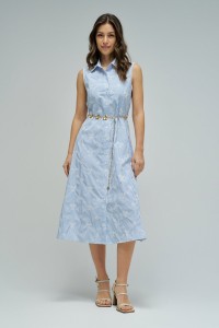 VESTIDO CAMISEIRO CON RAYAS STAR CLUB